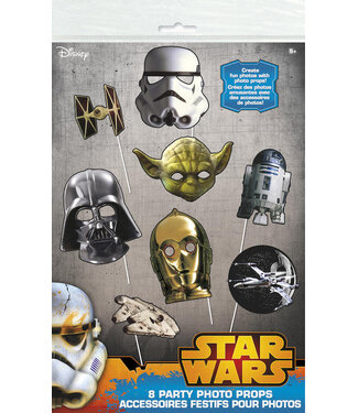 UNIQUE INDUSTRIES INC Star Wars Classic Photo Booth Props - 8 Count