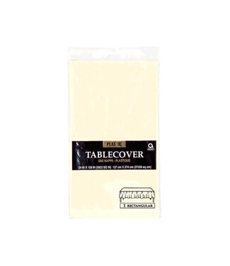 NATURALSTAR INC Vanilla 54in x 108in Premium Rectangular Table cover
