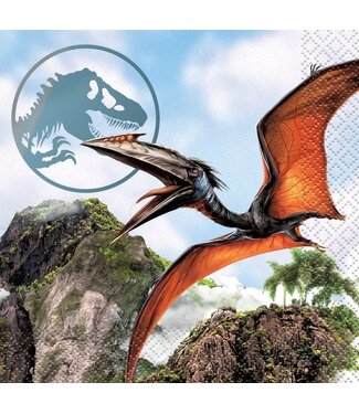 UNIQUE INDUSTRIES INC Jurassic World 4 Beverage Napkin - 16 Count