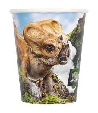UNIQUE INDUSTRIES INC Jurassic World 4 Cups - 9oz - 8 Count