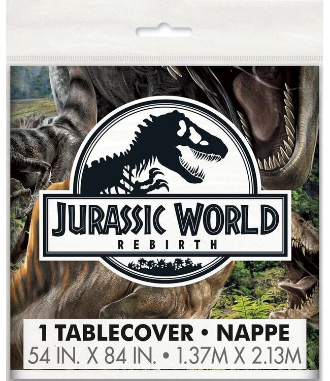 UNIQUE INDUSTRIES INC Jurassic World 4 Table Cover - 54in X 84in