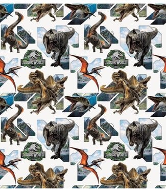 UNIQUE INDUSTRIES INC Jurassic World 4 Gift Wrap - 30in X 5ft