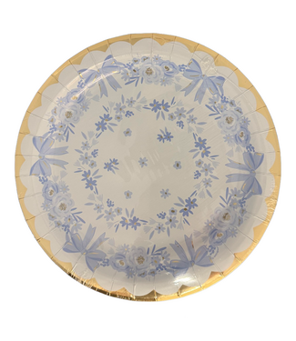 UNIQUE INDUSTRIES INC Dainty Bows 8.25in Dinner Plates - 8 Count