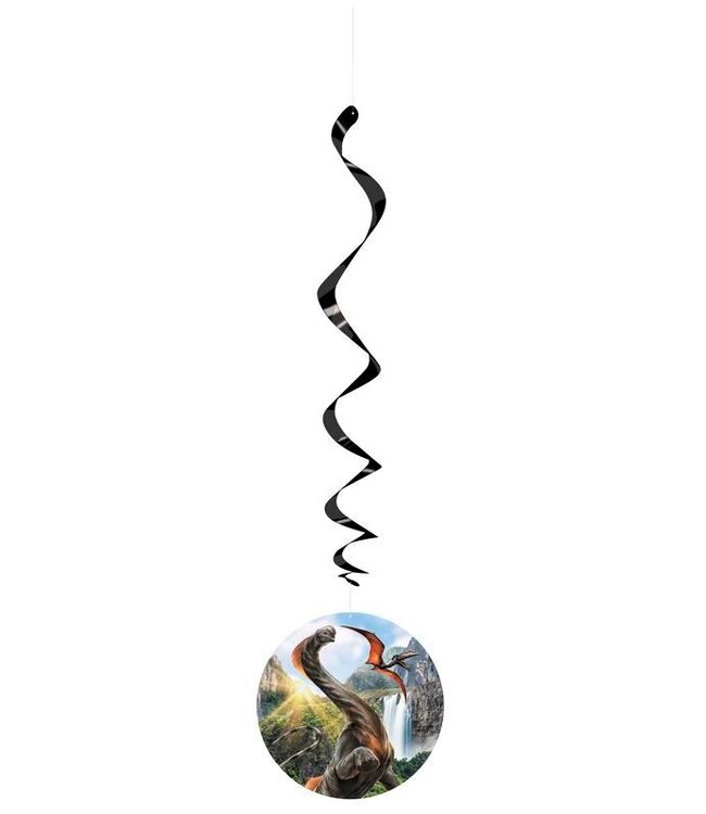 UNIQUE INDUSTRIES INC Jurassic World 4 Swirl Decorations - 12 Count