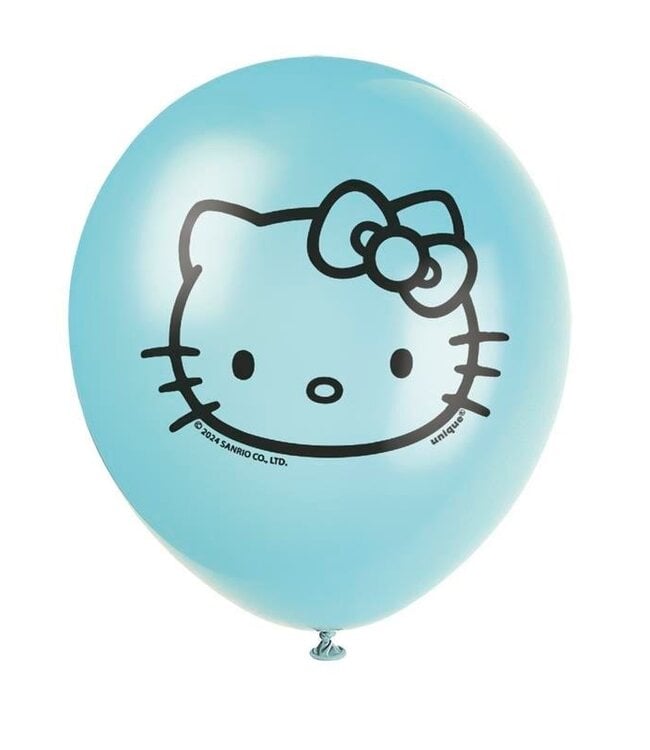 UNIQUE INDUSTRIES INC Hello Kitty & Friends Latex Balloons - 8 Count