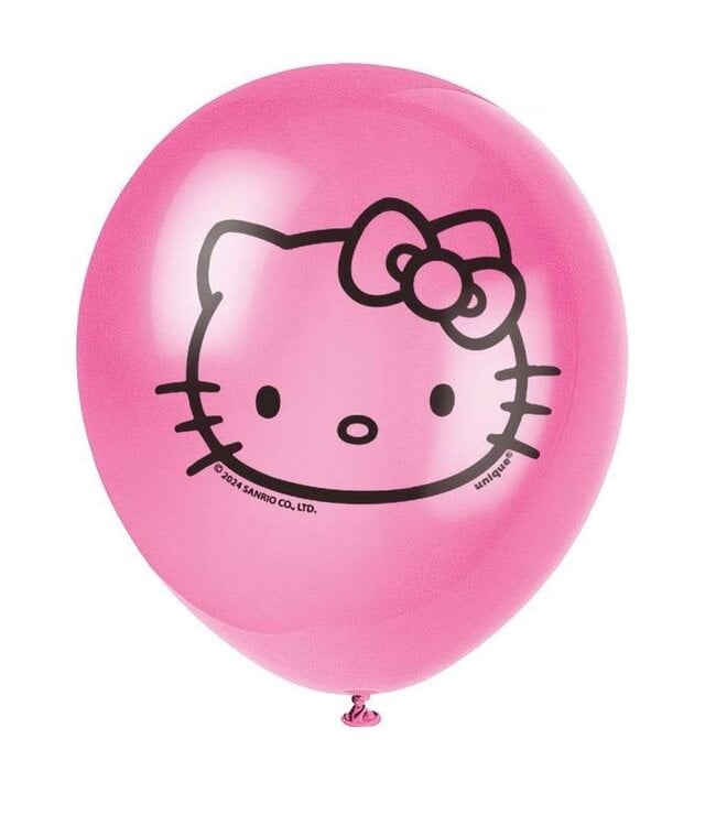 UNIQUE INDUSTRIES INC Hello Kitty & Friends Latex Balloons - 8 Count