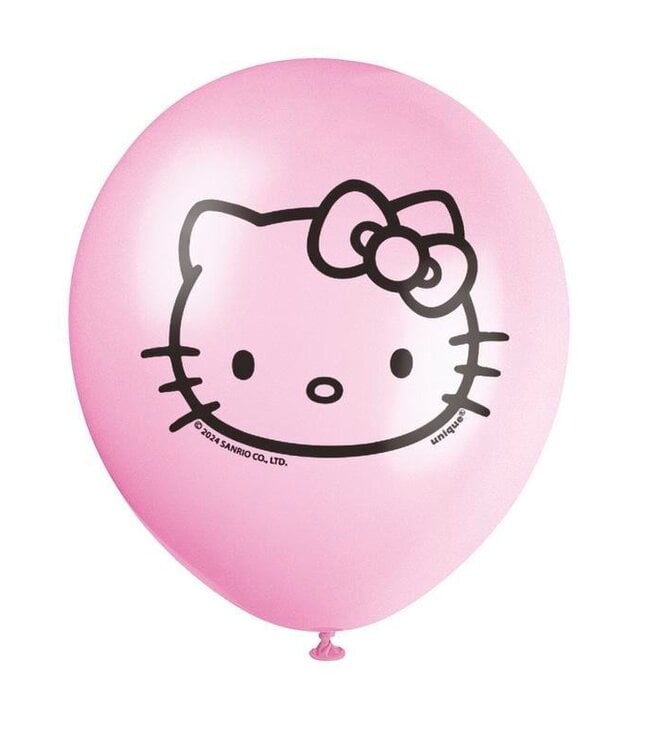 UNIQUE INDUSTRIES INC Hello Kitty & Friends Latex Balloons - 8 Count