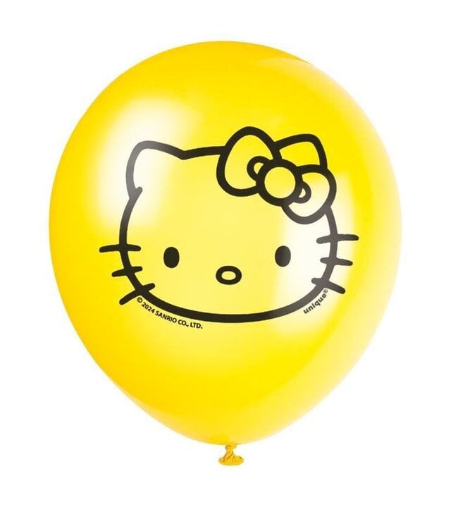 UNIQUE INDUSTRIES INC Hello Kitty & Friends Latex Balloons - 8 Count
