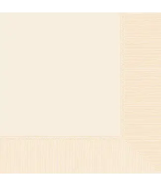 UNIQUE INDUSTRIES INC Vanilla Cream Lunch Napkins - 40ct