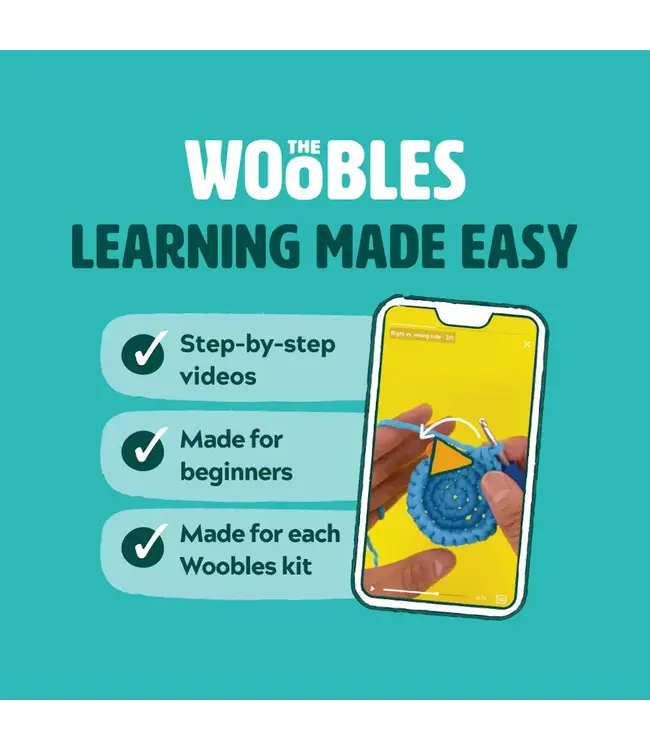 THE WOOBLES The Woobles Ana the Sunflower Crochet Kit