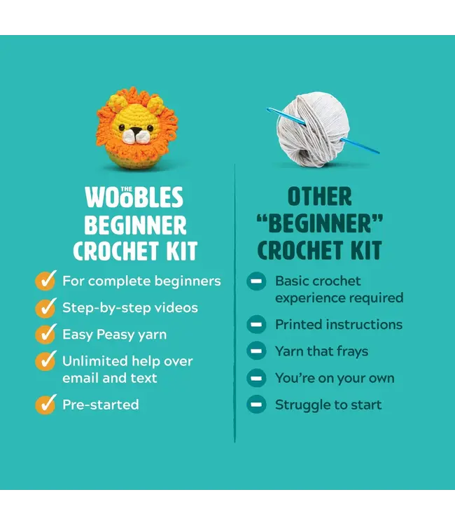 THE WOOBLES The Woobles SpongeBob SquarePants Crochet Kit