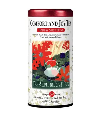THE REPUBLIC OF TEA Comfort & Joy Tea Bags - 50ct