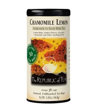 THE REPUBLIC OF TEA Chamomile Lemon Tea Bags - 36ct