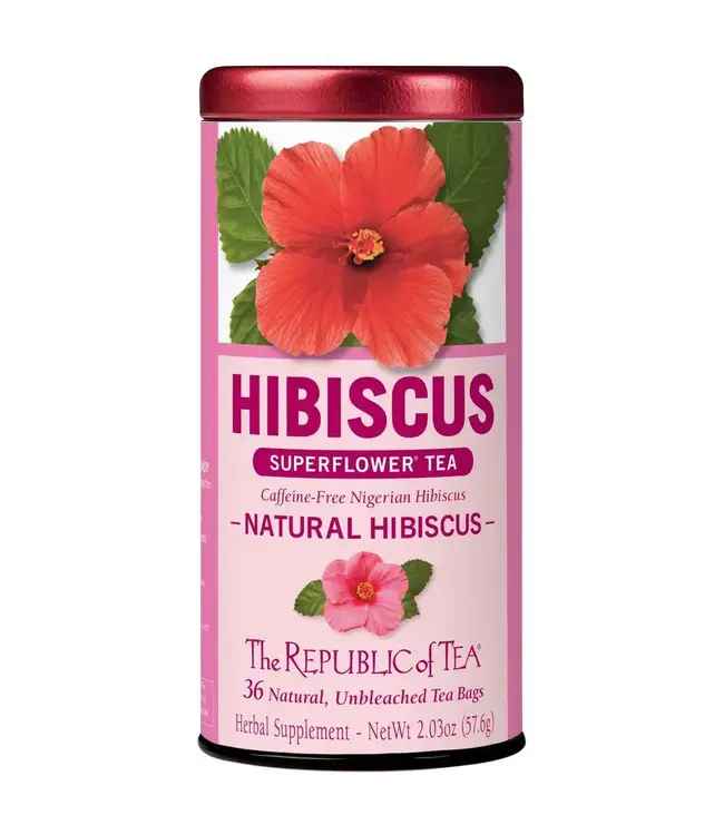 THE REPUBLIC OF TEA Natural Hibiscus Tea Bags