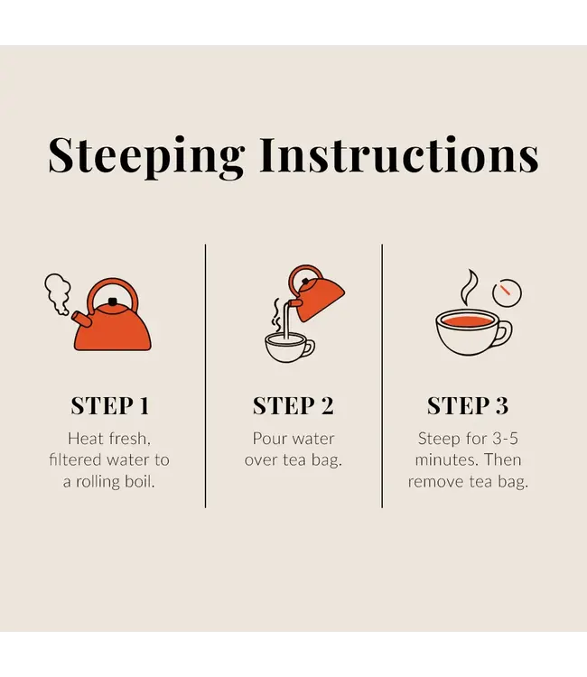 THE REPUBLIC OF TEA Ginger Peach Black Tea Bags