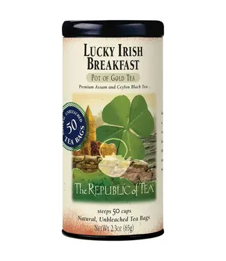 THE REPUBLIC OF TEA Lucky Irish Breakfast Tea Bags