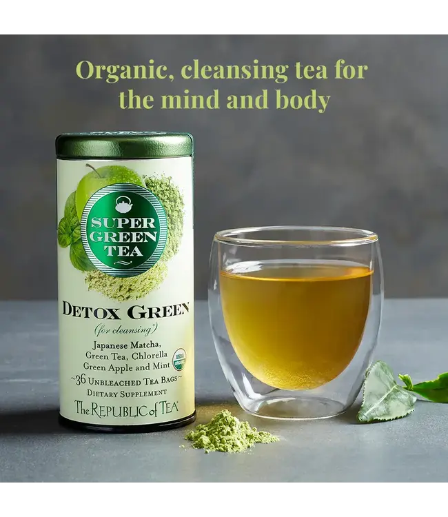 THE REPUBLIC OF TEA Super Green Detox  Green Tea Bags - 36ct