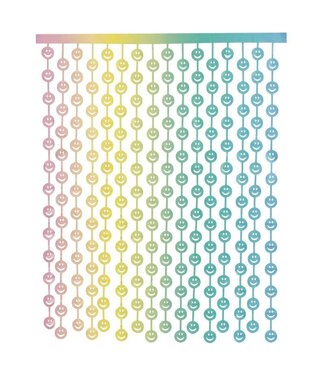 UNIQUE INDUSTRIES INC Smile Face Photo Backdrop - 4ft X 5ft