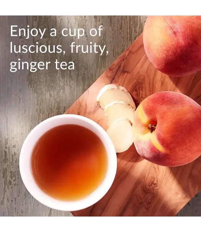 THE REPUBLIC OF TEA Decaf Ginger Peach Tea Bags - 50ct