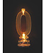 UNIQUE INDUSTRIES INC Light-Up Flashing  # 0 Shaped Plastic Candle Holder