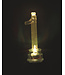 UNIQUE INDUSTRIES INC Light-Up Flashing  # 1 Shaped Plastic Candle Holder
