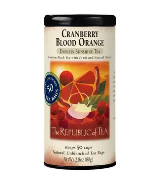 THE REPUBLIC OF TEA Cranberry Blood Orange Tea Bags - 50ct