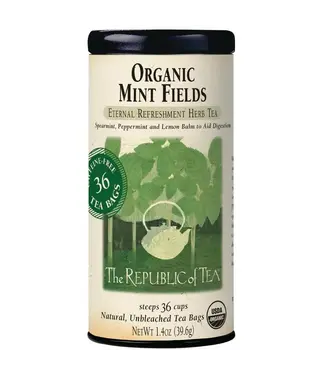 THE REPUBLIC OF TEA Organic Mint Fields Tea Bags - 36ct