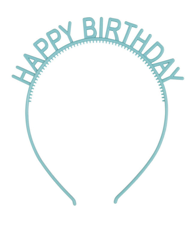 UNIQUE INDUSTRIES INC Assorted Colors Cheerful Happy Birthday Headbands - 4 Count