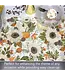 HIGHLAND HOME Farmhouse Fall 24 Premium Paper Placemats in Resealable Storage Bag Made in the USA 17" x 11"