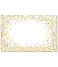 HIGHLAND HOME Gold Confetti 24 Premium Paper Placemats in Resealable Storage Bag Made in the USA 17" x 11"