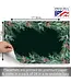 HIGHLAND HOME Green Garland 24 Premium Paper Placemats in Resealable Storage Bag Made in the USA 17" x 11"