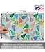 HIGHLAND HOME Party Hats 24 Premium Paper Placemats in Resealable Storage Bag Made in the USA 17" x 11"