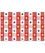 HIGHLAND HOME Patriotic Picnic 24 Premium Paper Placemats in Resealable Storage Bag Made in the USA 17" x 11"