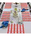 HIGHLAND HOME Patriotic Picnic 24 Premium Paper Placemats in Resealable Storage Bag Made in the USA 17" x 11"