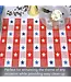 HIGHLAND HOME Patriotic Picnic 24 Premium Paper Placemats in Resealable Storage Bag Made in the USA 17" x 11"