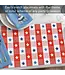 HIGHLAND HOME Patriotic Picnic 24 Premium Paper Placemats in Resealable Storage Bag Made in the USA 17" x 11"
