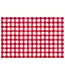 HIGHLAND HOME Red Gingham 24 Premium Paper Placemats in Resealable Storage Bag Made in the USA 17" x 11"