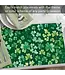 HIGHLAND HOME Shamrocks 24 Premium Paper Placemats in Resealable Storage Bag Made in the USA 17" x 11"