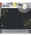 HIGHLAND HOME Spiderwebs 24 Premium Paper Placemats in Resealable Storage Bag Made in the USA 17" x 11"