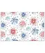HIGHLAND HOME Star Spangled 24 Premium Paper Placemats in Resealable Storage Bag Made in the USA 17" x 11"
