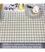 HIGHLAND HOME Fall Gingham 24 Premium Paper Placemats in Resealable Storage Bag Made in the USA 17" x 11"