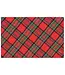 HIGHLAND HOME Christmas Plaid 24 Premium Paper Placemats in Resealable Storage Bag Made in the USA 17" x 11"