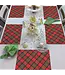 HIGHLAND HOME Christmas Plaid 24 Premium Paper Placemats in Resealable Storage Bag Made in the USA 17" x 11"