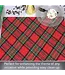 HIGHLAND HOME Christmas Plaid 24 Premium Paper Placemats in Resealable Storage Bag Made in the USA 17" x 11"