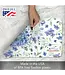 HIGHLAND HOME Beautiful Hydrangea Reversible Easy Care Flexible Placemat Made in the USA