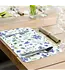 HIGHLAND HOME Beautiful Hydrangea Reversible Easy Care Flexible Placemat Made in the USA