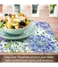HIGHLAND HOME Beautiful Hydrangea Reversible Easy Care Flexible Placemat Made in the USA