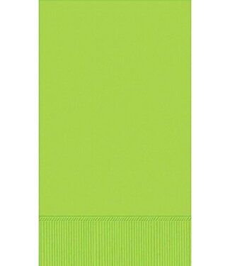 Amscan 2-Ply Guest Towels, Mid Ct. - Kiwi