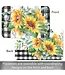 HIGHLAND HOME CounterArt Sunflower Fields Reversible Easy Care Flexible Placemat