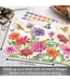 HIGHLAND HOME Zinnias & Butterflies Reversible Easy Care Flexible Placemat
